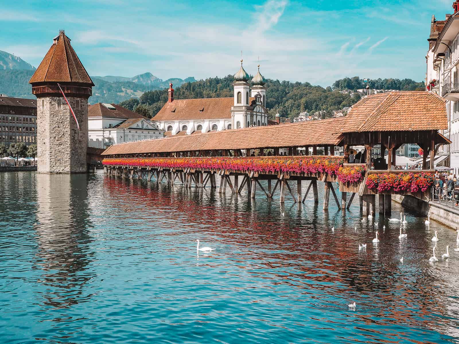 Chapel Bridge and the Old Town of Lucerne