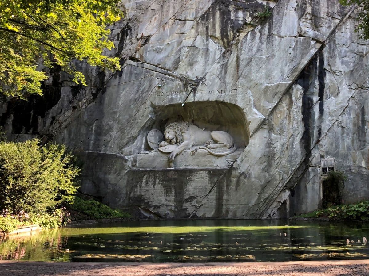 Lion Monument (Löwendenkmal) in Lucerne