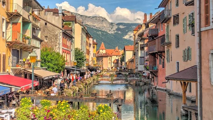 Palais de l'Isle, the medieval island fortress in Annecy's old town